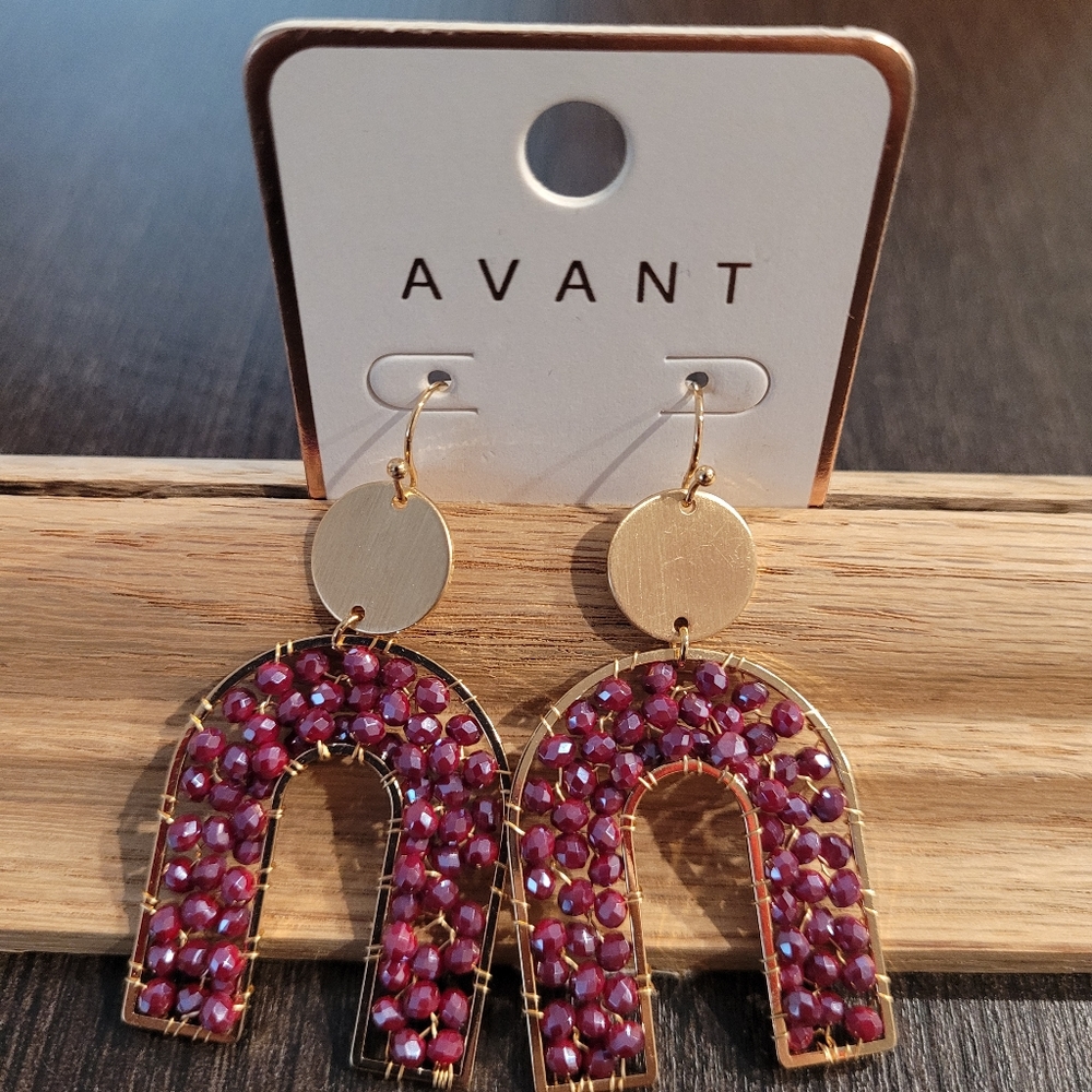 Avant Ruby Rainbow Statement Earrings